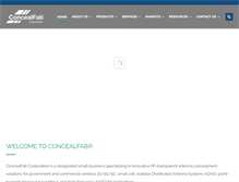 Tablet Screenshot of concealfab.com
